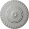 Ekena Millwork Lyon Ceiling Medallion (Fits Canopies up to 3 5/8"), Hand-Painted Frost, 23 1/2"OD x 3 1/4"P CM23LYFRF - alternate 1